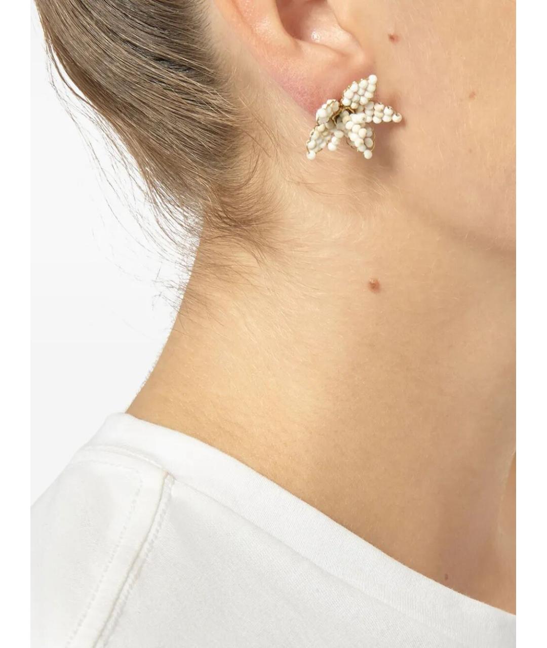 ISABEL MARANT Белые серьги, фото 2