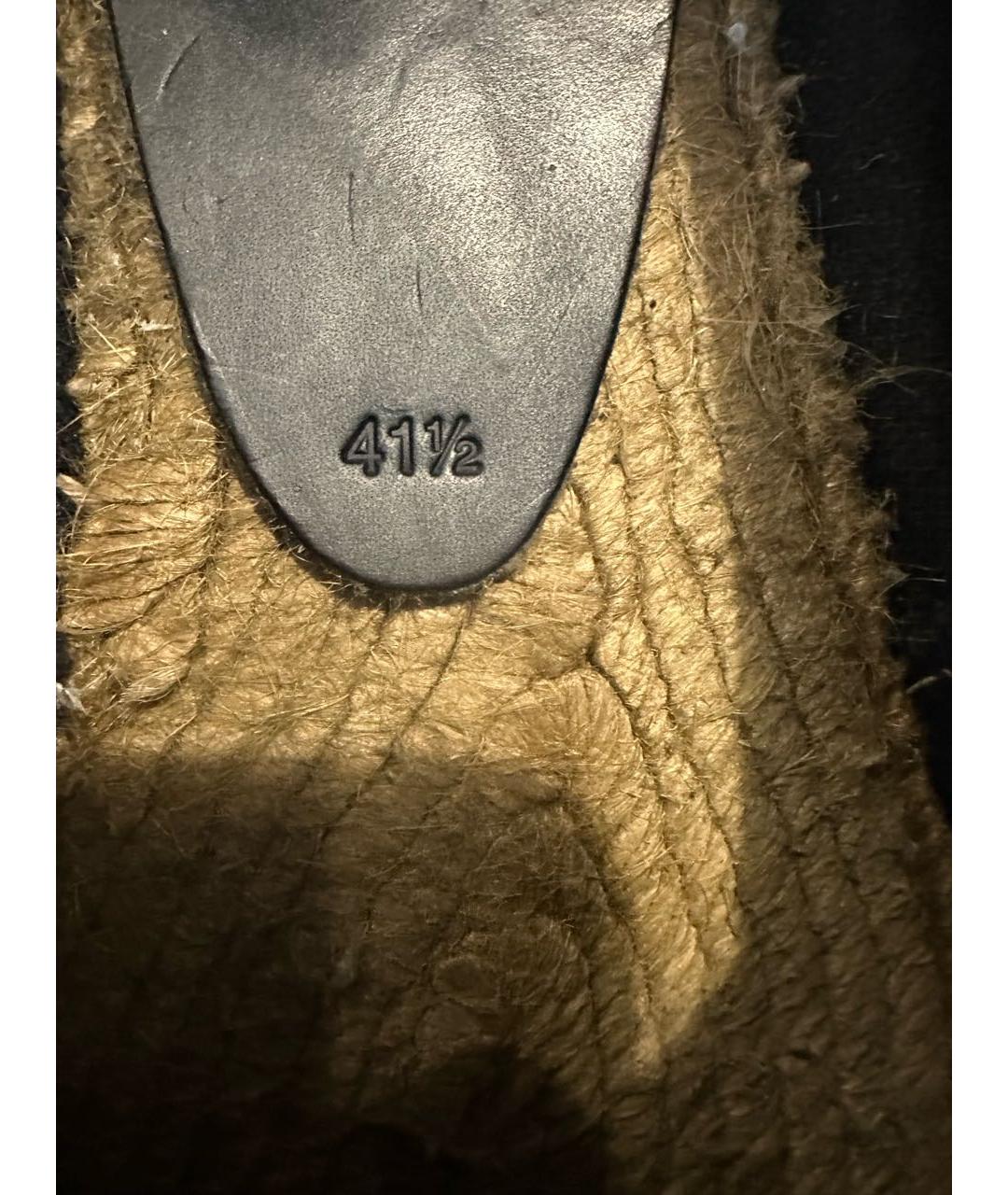 SAINT LAURENT Бежевые текстильные эспадрильи, фото 5