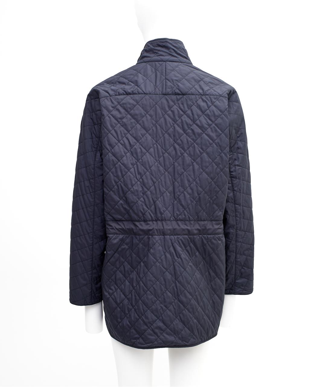 HERMES Синяя хлопковая куртка, фото 8