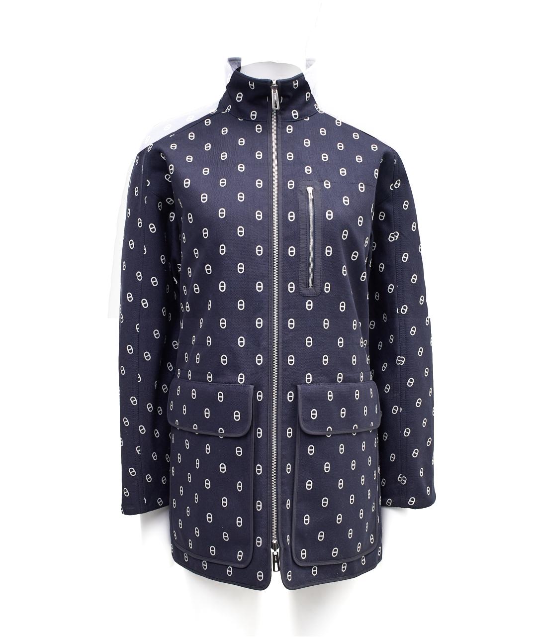 HERMES Синяя хлопковая куртка, фото 9