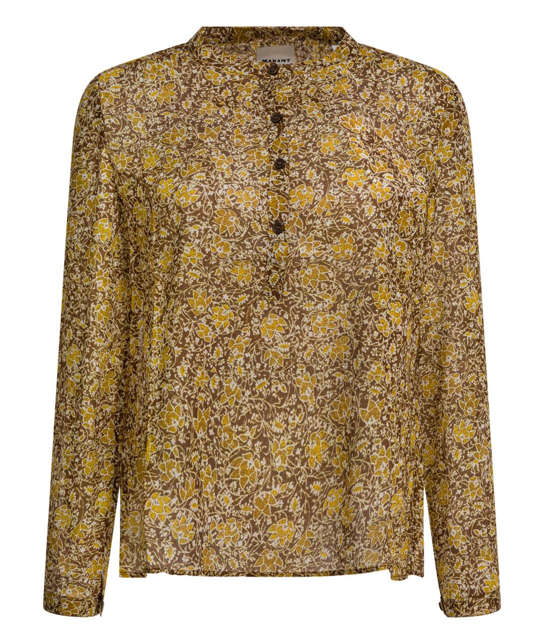 ISABEL MARANT Бежевая хлопковая рубашка, фото 1