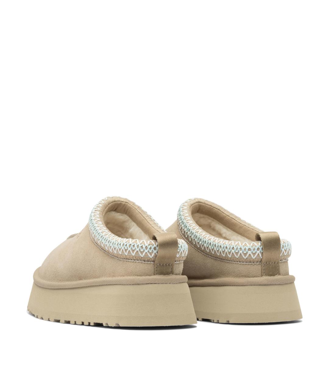 UGG AUSTRALIA Бежевые замшевые сабо, фото 4