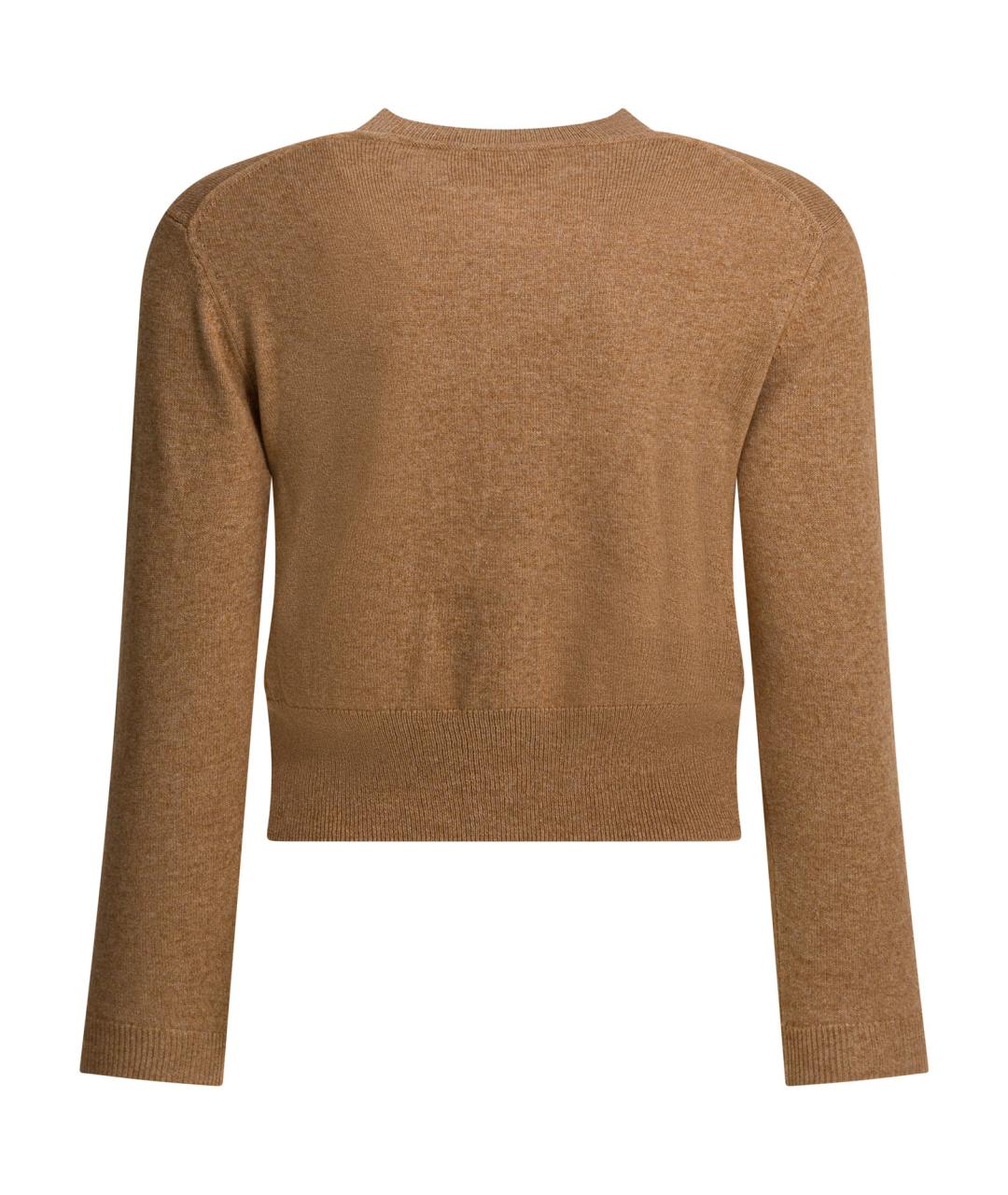 ISABEL MARANT Коричневый хлопковый кардиган, фото 2