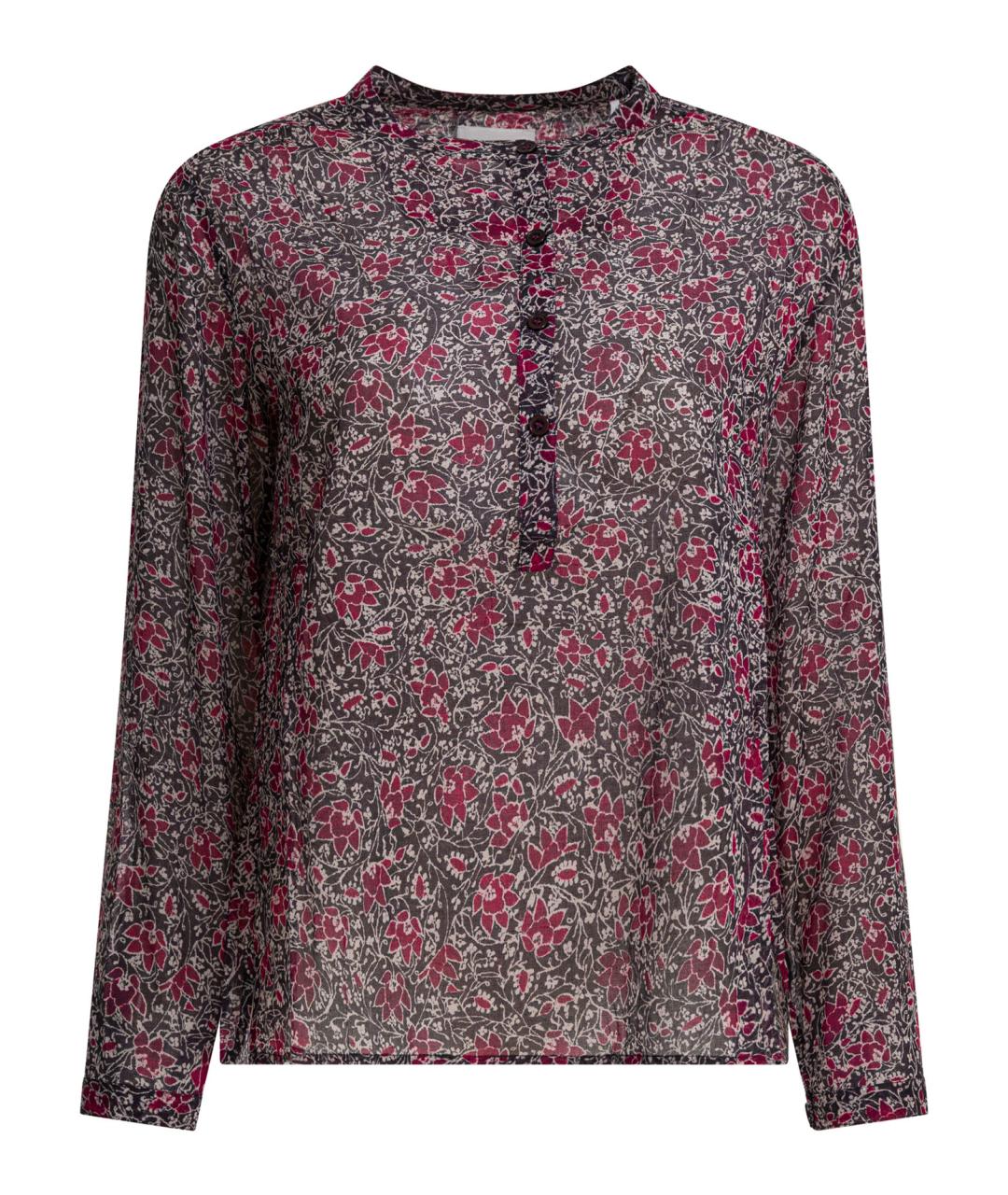 ISABEL MARANT Фуксия хлопковая рубашка, фото 1