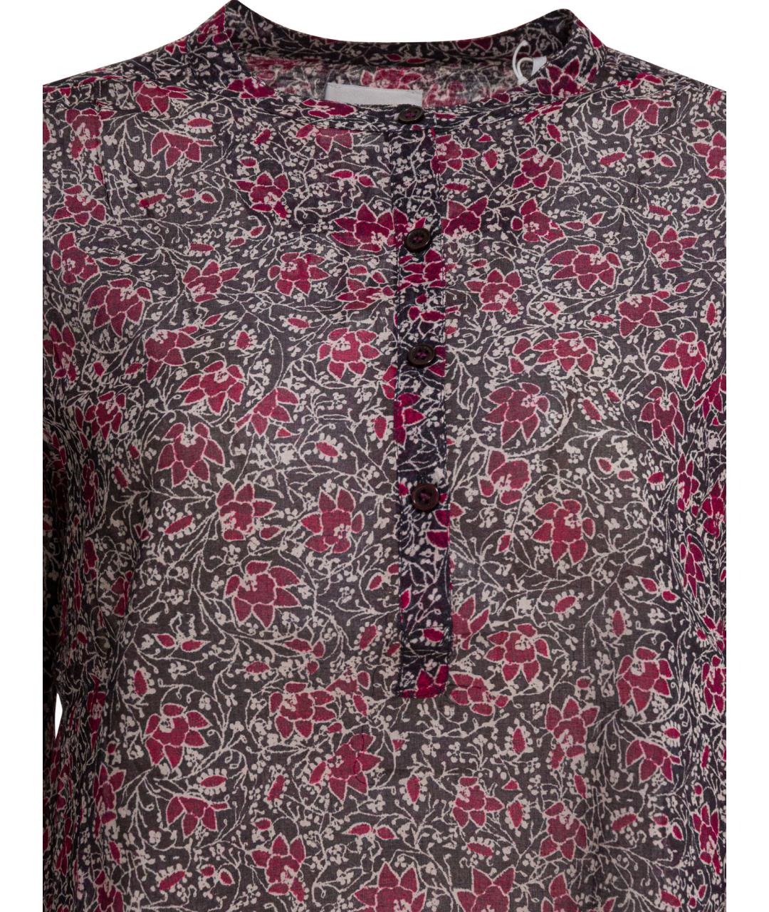 ISABEL MARANT Фуксия хлопковая рубашка, фото 3