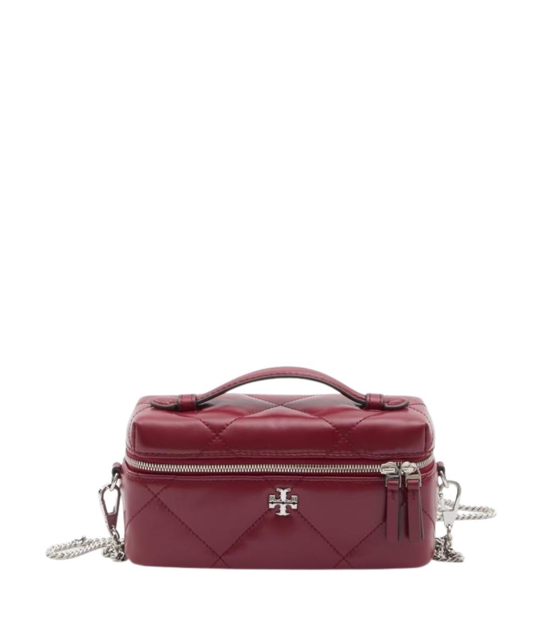 TORY BURCH Красная кожаная сумка через плечо, фото 1