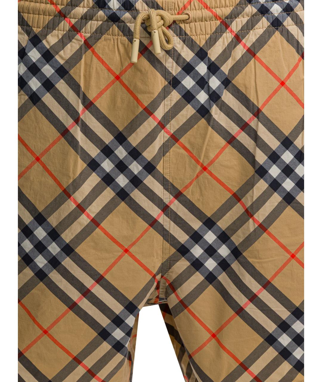 BURBERRY Бежевые полиамидовые плавки, фото 3