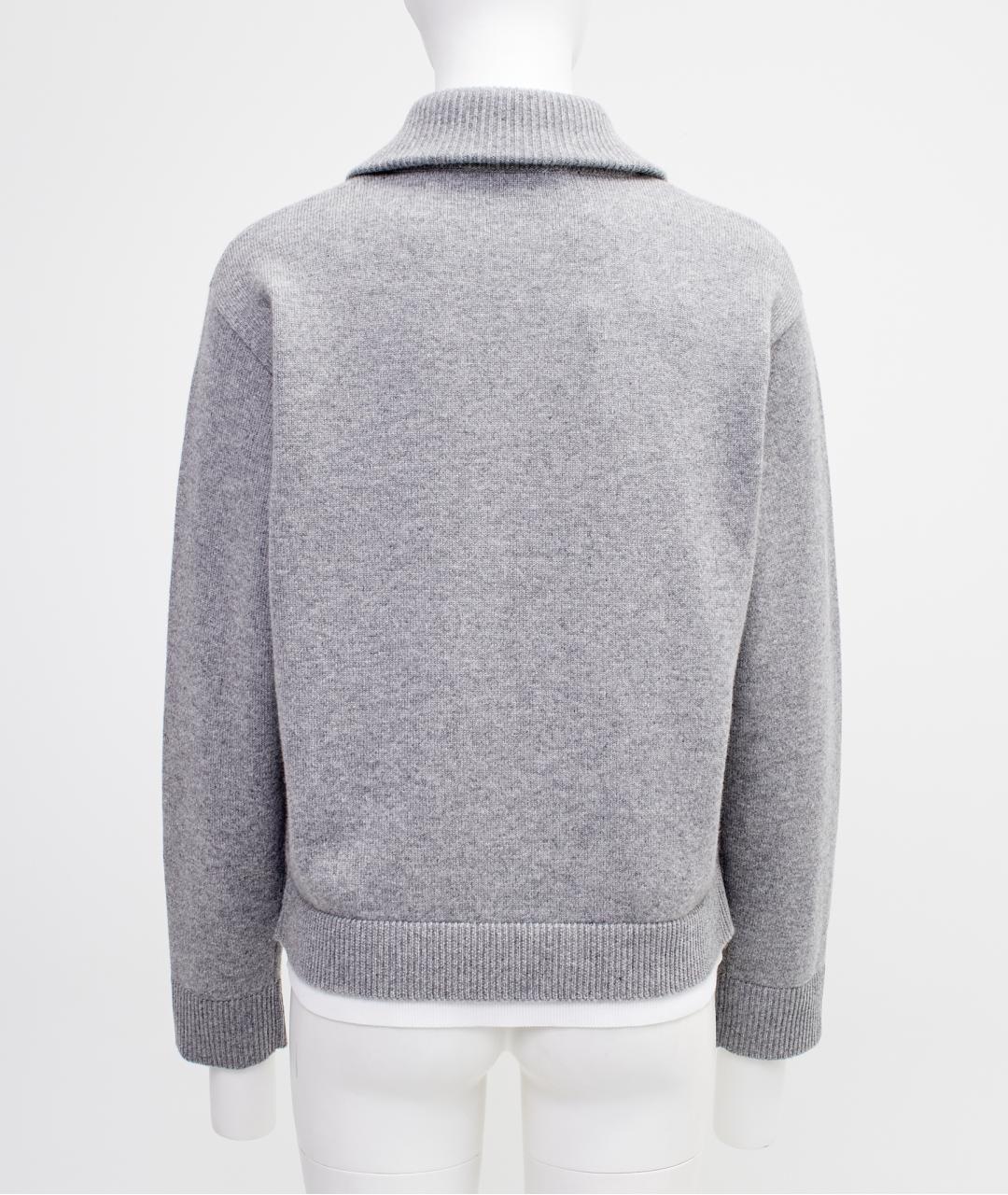CHANEL Серый кашемировый джемпер / свитер, фото 2