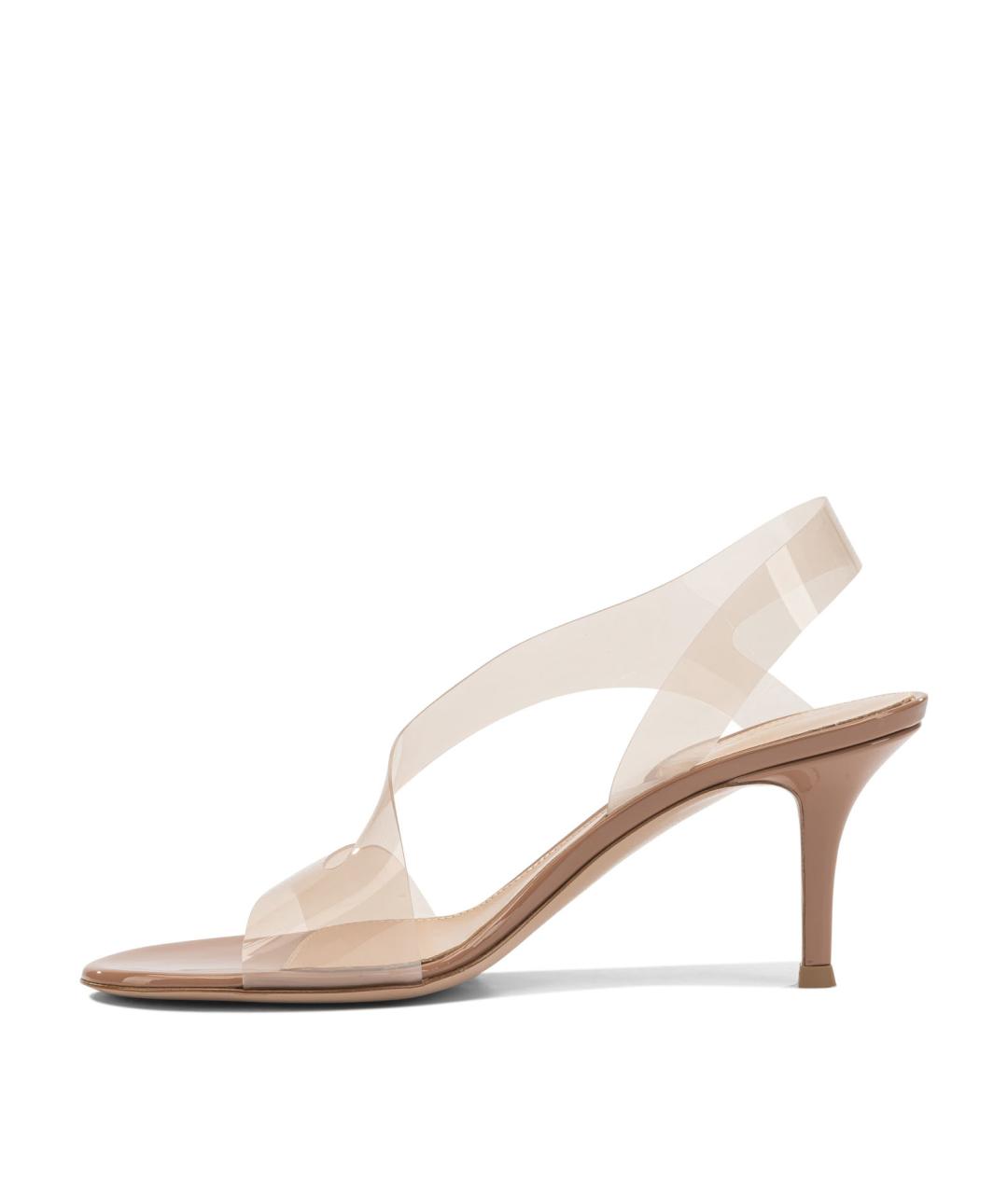 GIANVITO ROSSI Бежевые босоножки, фото 3