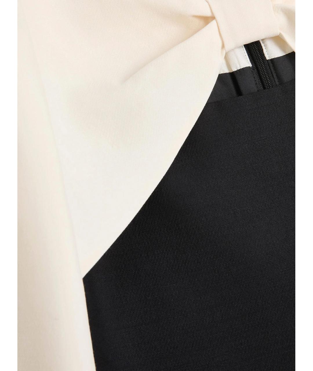 VALENTINO Черное шерстяное повседневное платье, фото 3