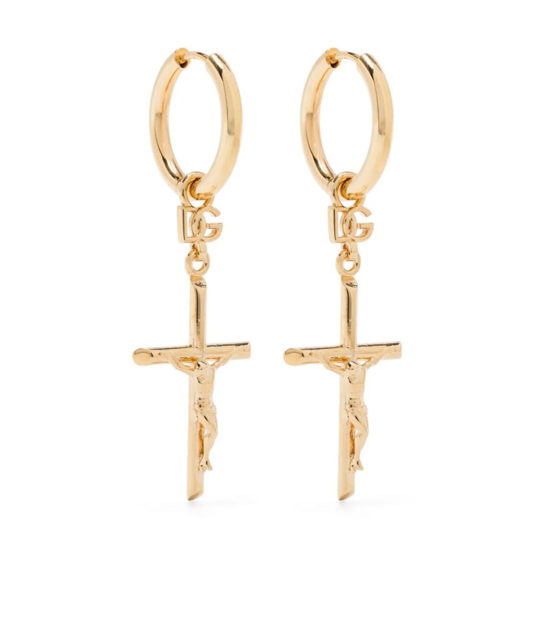 DOLCE&GABBANA Золотые серьги, фото 1