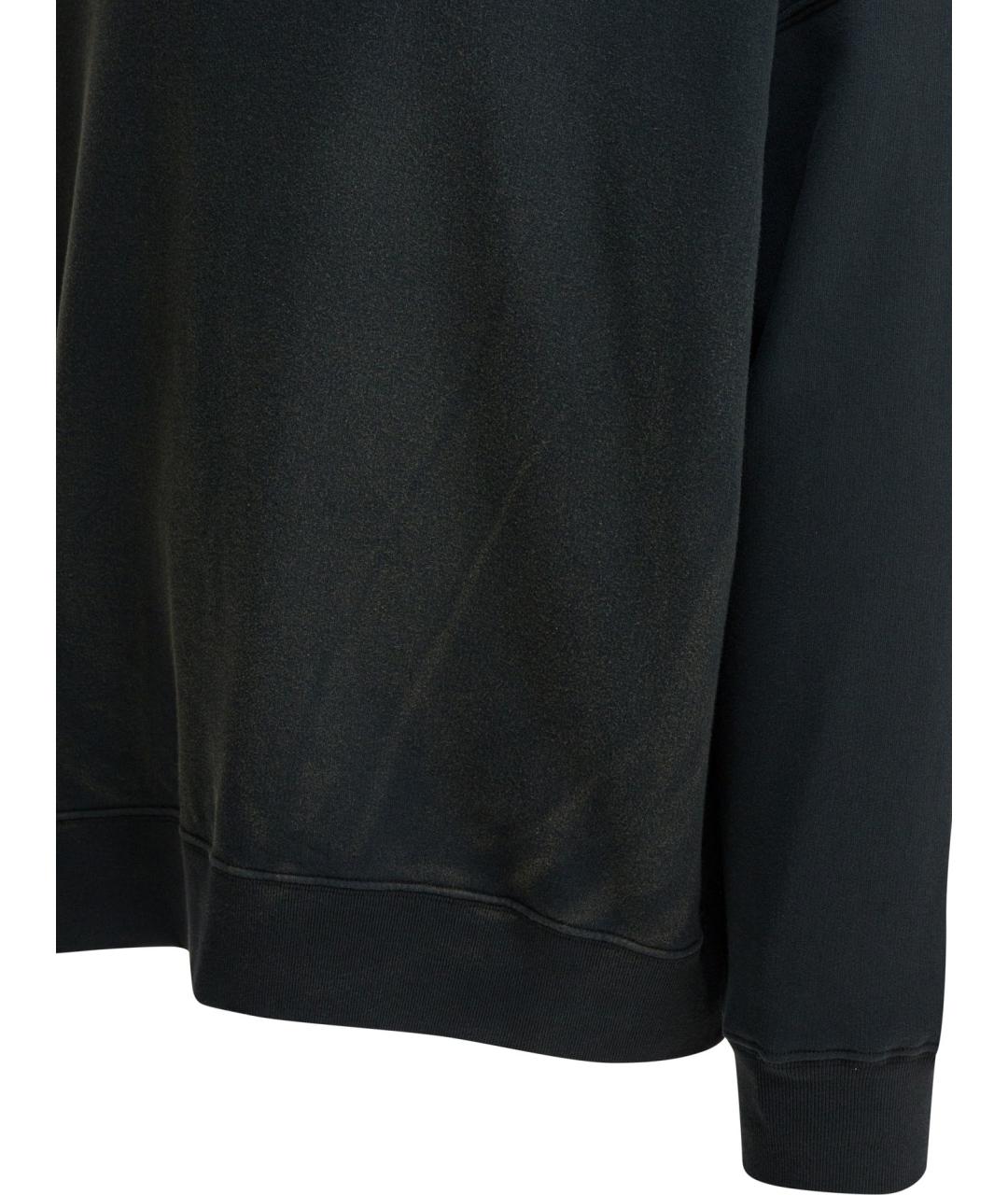 GOLDEN GOOSE DELUXE BRAND Черный хлопковый джемпер / свитер, фото 4