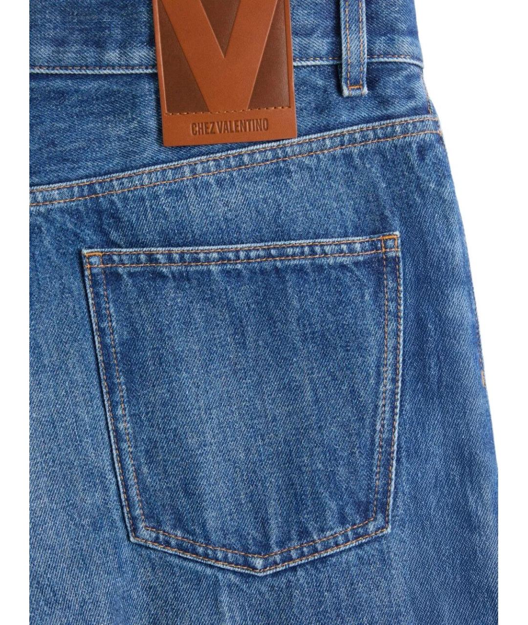 VALENTINO Синие джинсы клеш, фото 5