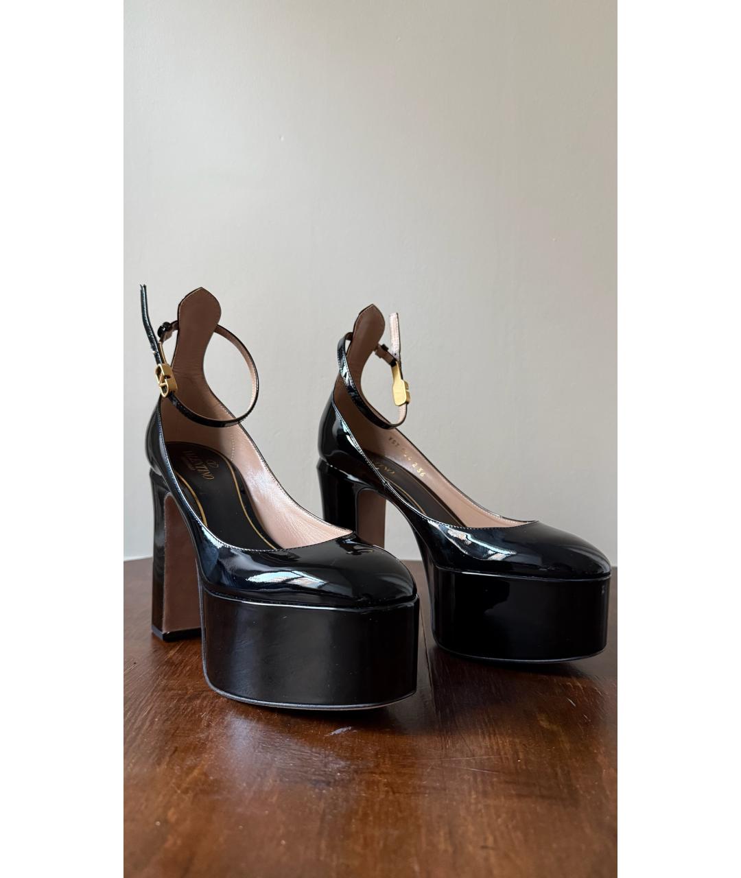 VALENTINO Черные туфли из лакированной кожи, фото 2