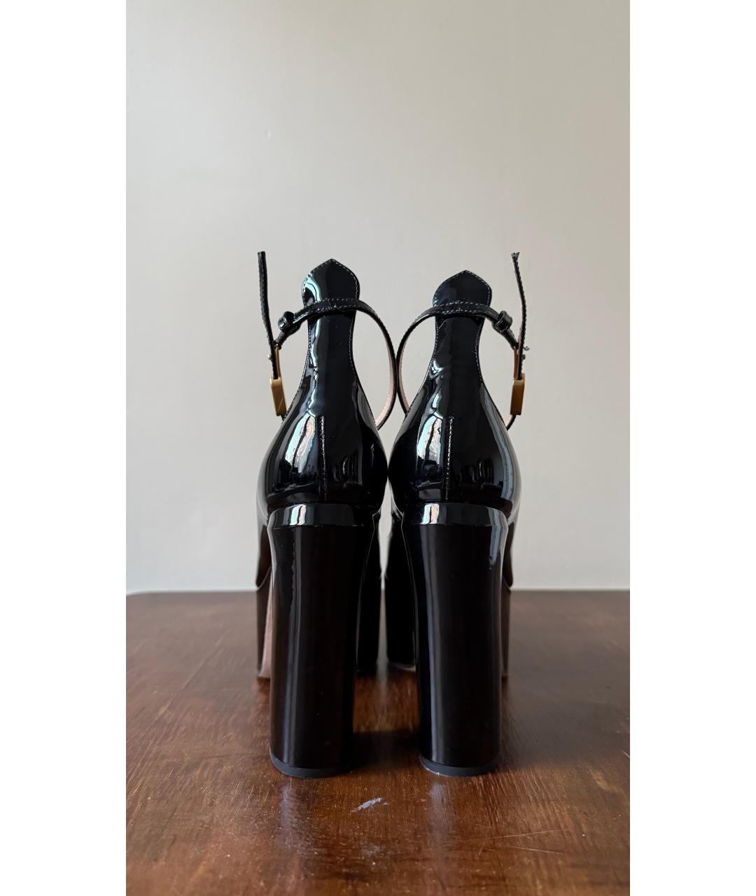 VALENTINO Черные туфли из лакированной кожи, фото 4