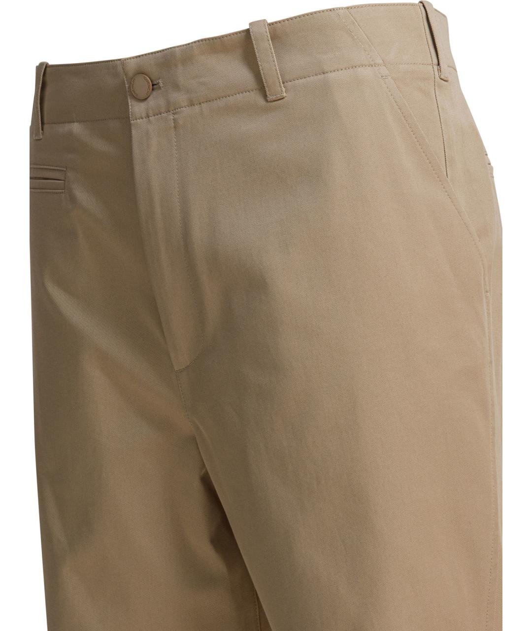 GIVENCHY Бежевые хлопковые повседневные брюки, фото 4