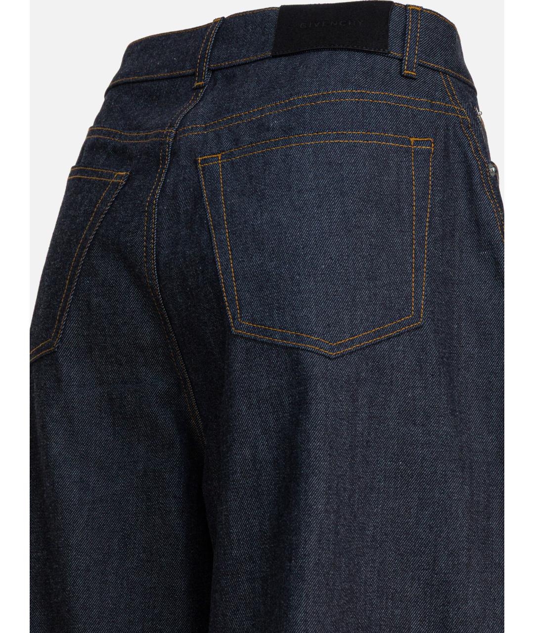 GIVENCHY Синие хлопковые прямые джинсы, фото 4