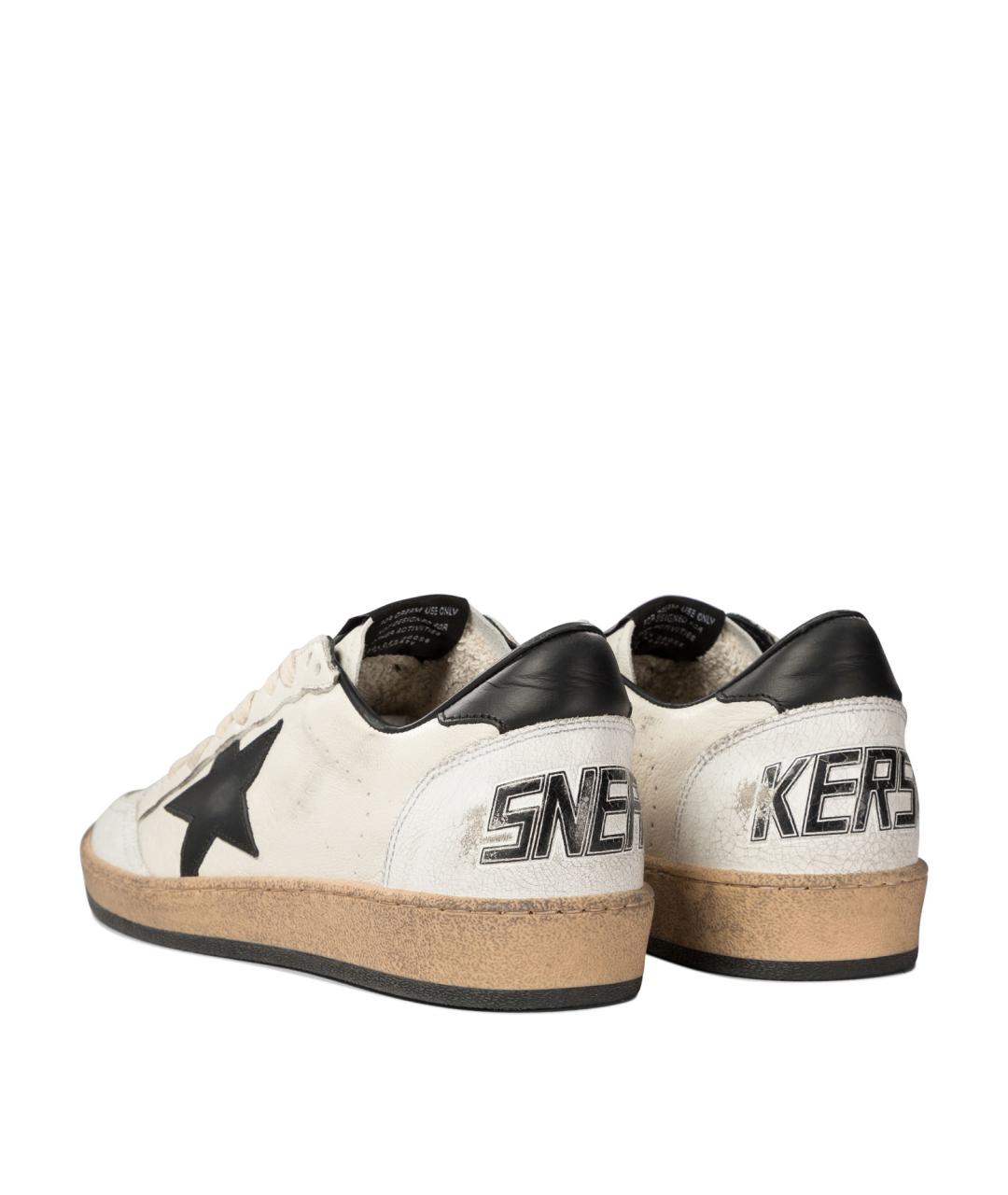 GOLDEN GOOSE DELUXE BRAND Белые кожаные кеды, фото 4