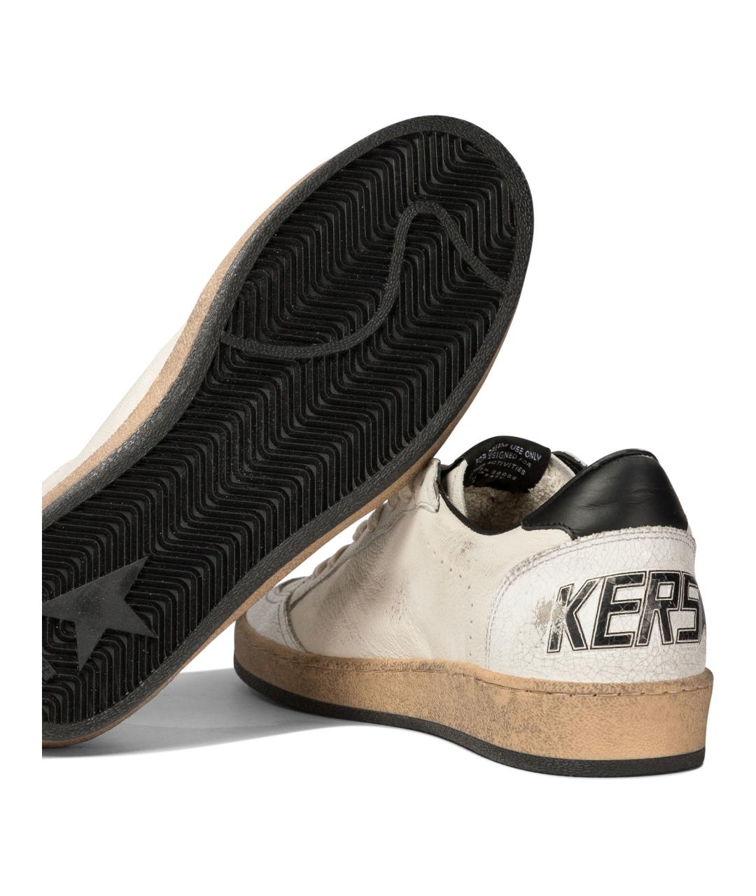 GOLDEN GOOSE DELUXE BRAND Белые кожаные кеды, фото 5