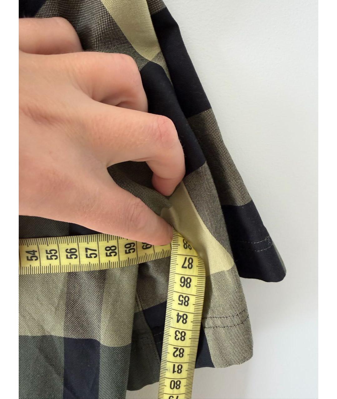 BURBERRY Хаки хлопковая кэжуал рубашка, фото 6