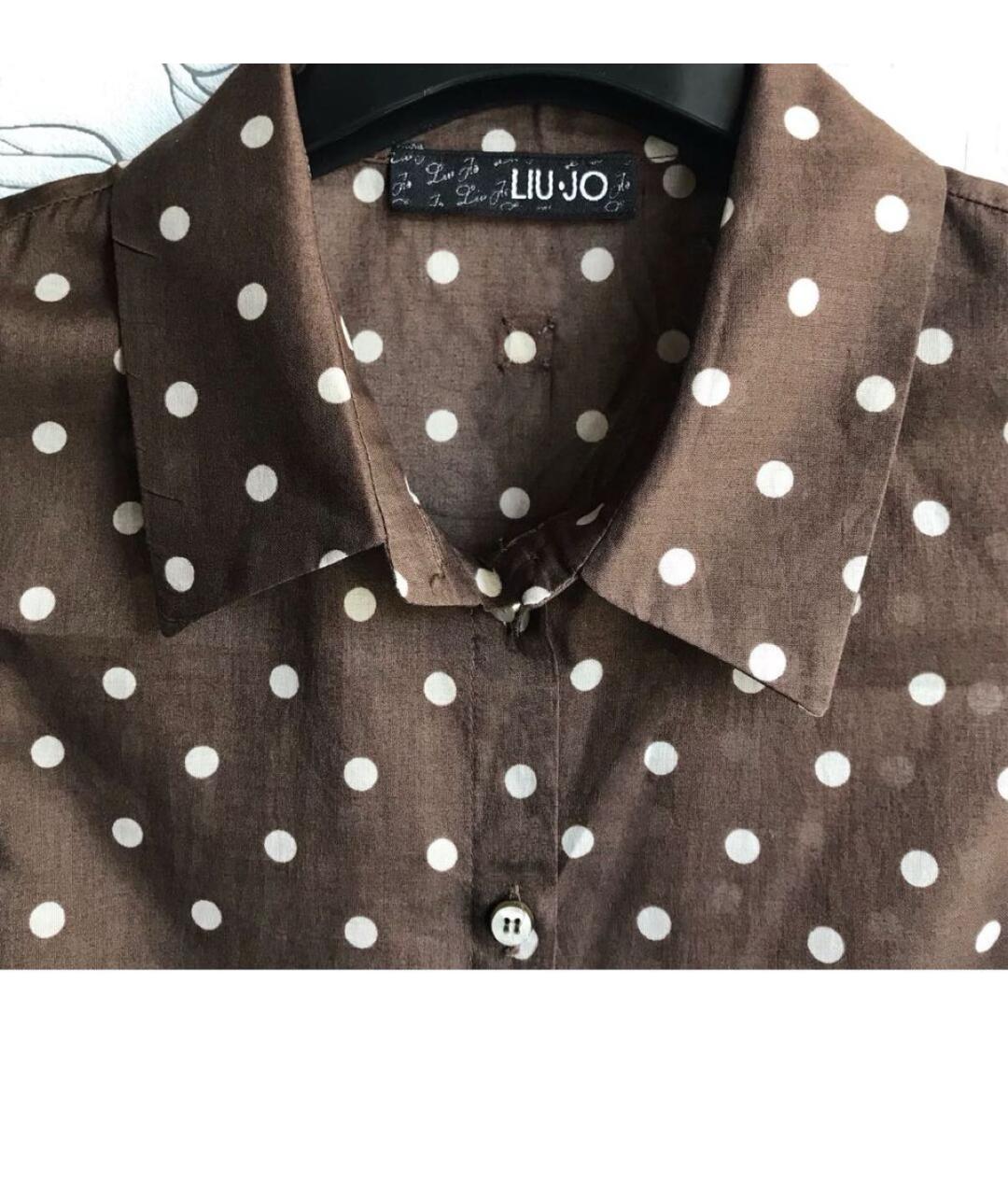 LIU JO Коричневая блузы, фото 2