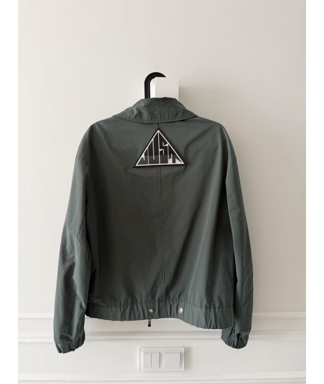 JUST CAVALLI Зеленая атласная куртка, фото 2