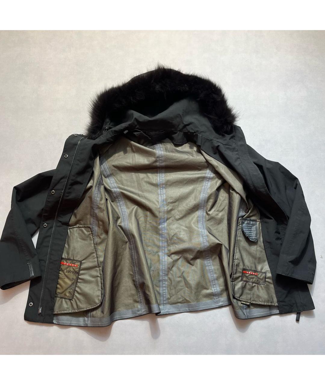 PRADA Черная куртка, фото 2