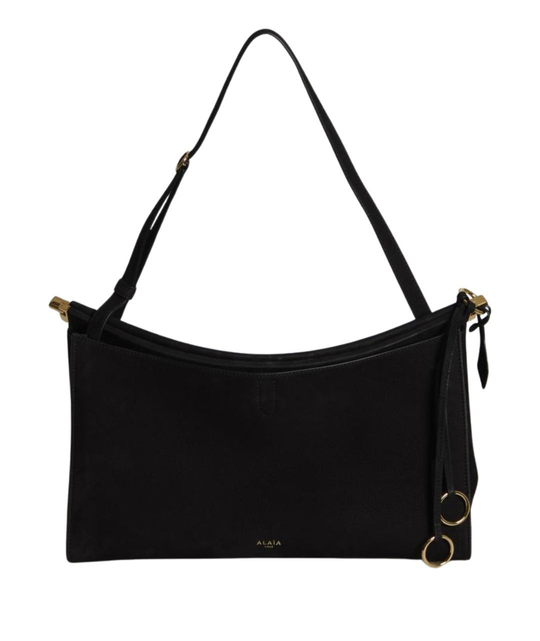 ALAIA Черная кожаная сумка через плечо, фото 1