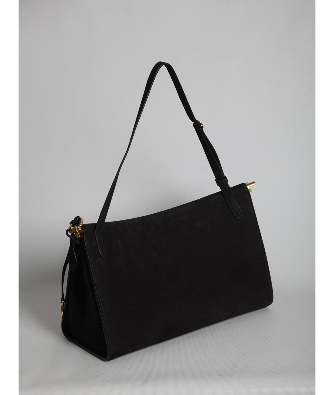 ALAIA Черная кожаная сумка через плечо, фото 2