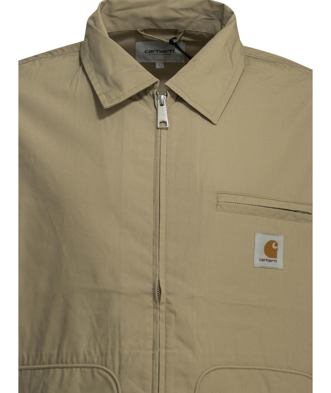 CARHARTT WIP Бежевая полиэстеровая куртка, фото 3