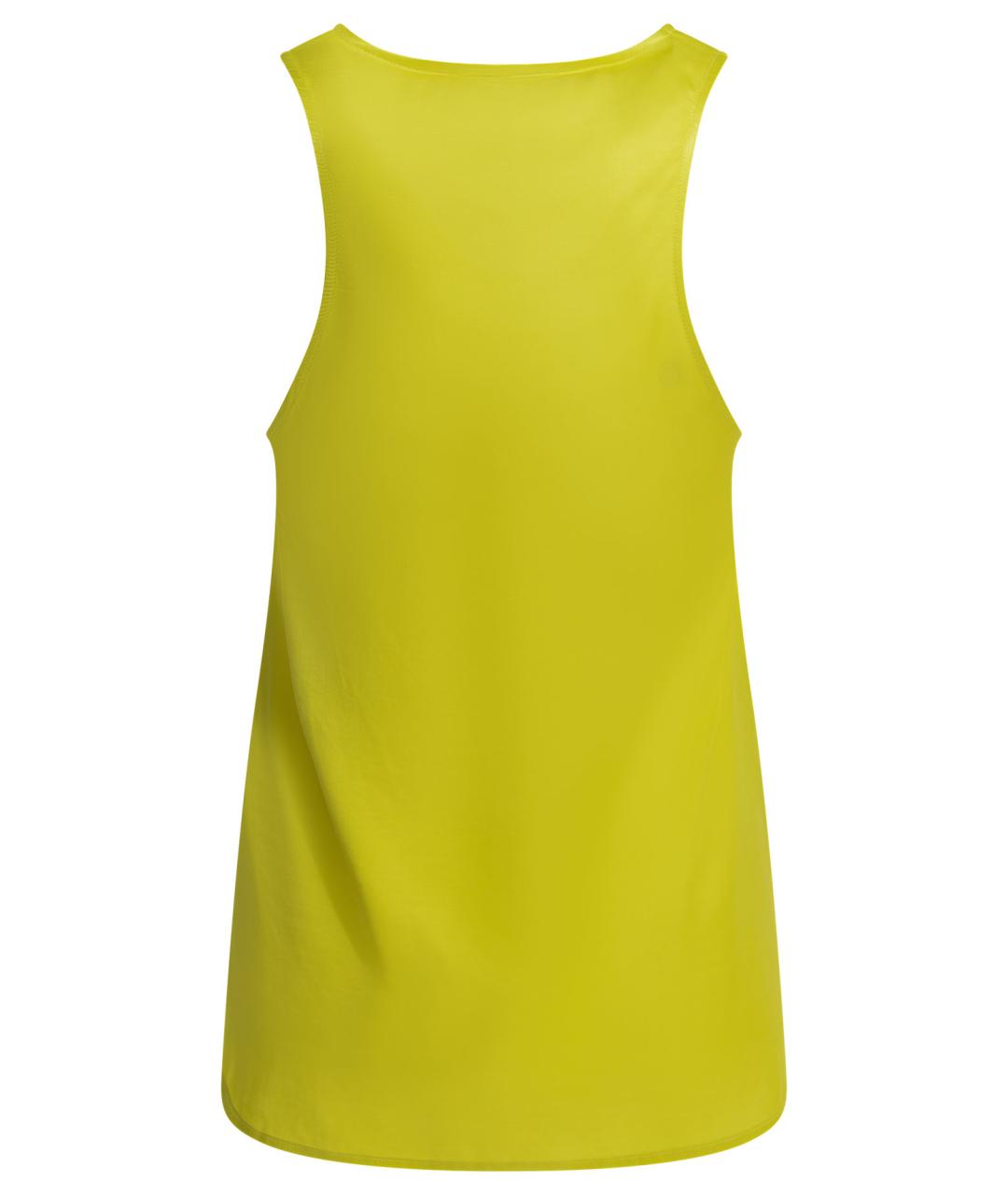 Sa Su Phi Желтая вискозная майка, фото 2