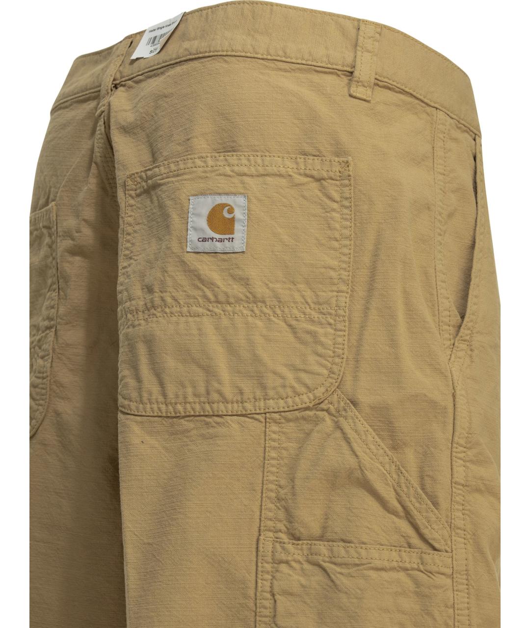 CARHARTT WIP Бежевые хлопковые шорты, фото 4