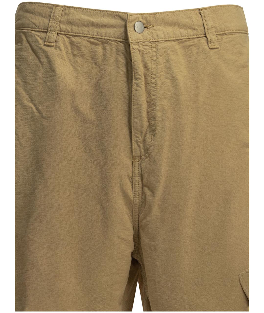 CARHARTT WIP Бежевые хлопковые шорты, фото 3