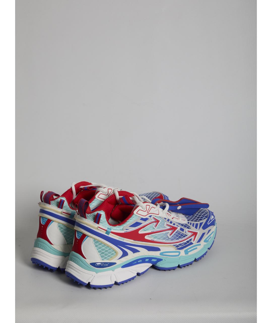 OFF-WHITE Мульти синтетические низкие кроссовки / кеды, фото 3