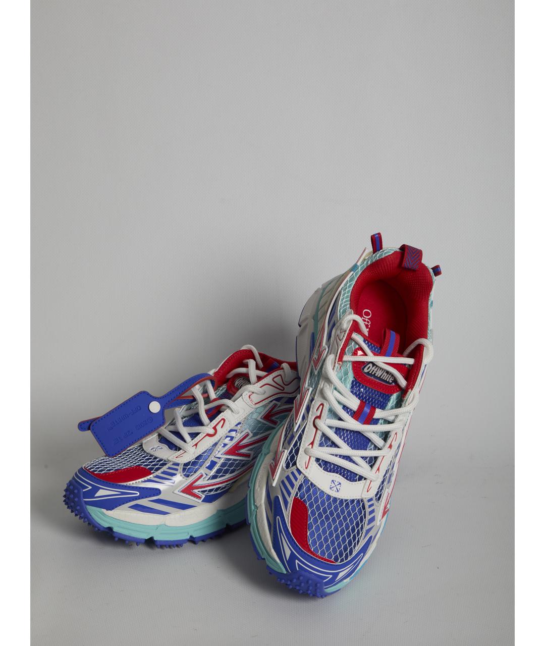 OFF-WHITE Мульти синтетические низкие кроссовки / кеды, фото 5