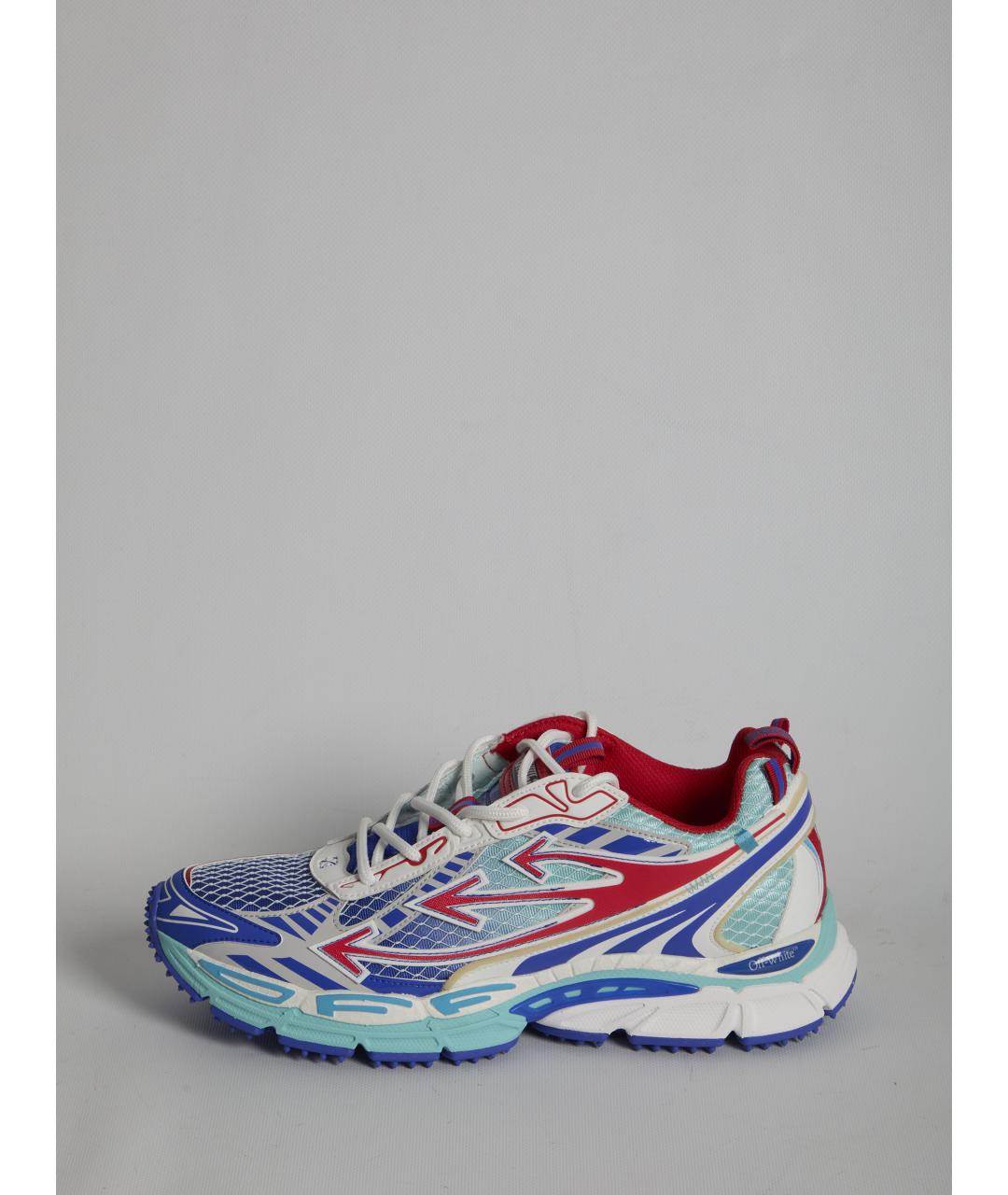 OFF-WHITE Мульти синтетические низкие кроссовки / кеды, фото 4