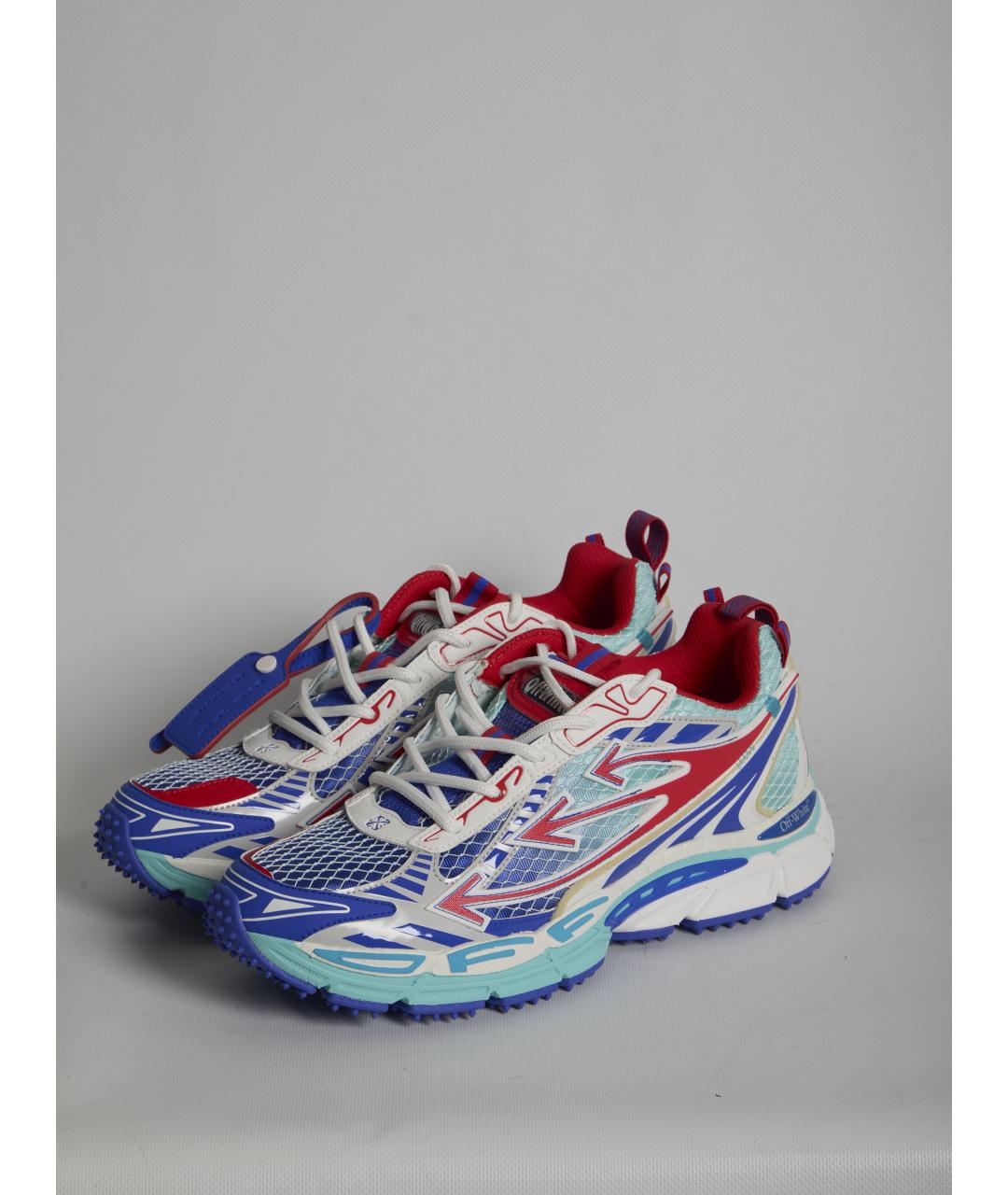 OFF-WHITE Мульти синтетические низкие кроссовки / кеды, фото 2