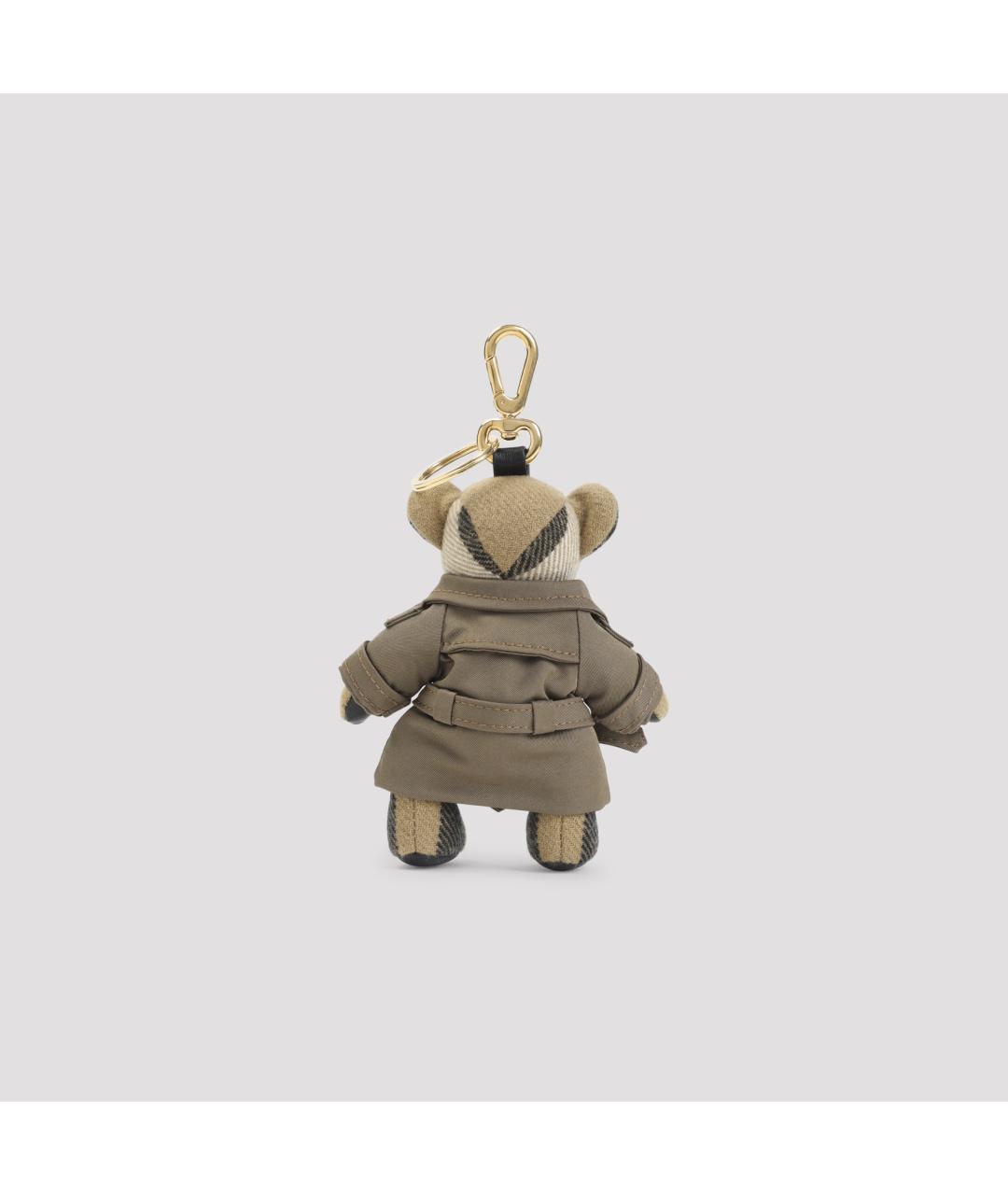 BURBERRY Коричневый брелок, фото 2