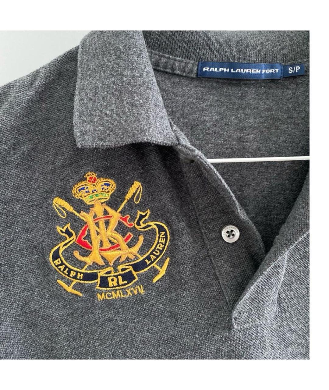 RALPH LAUREN Серая футболка, фото 3