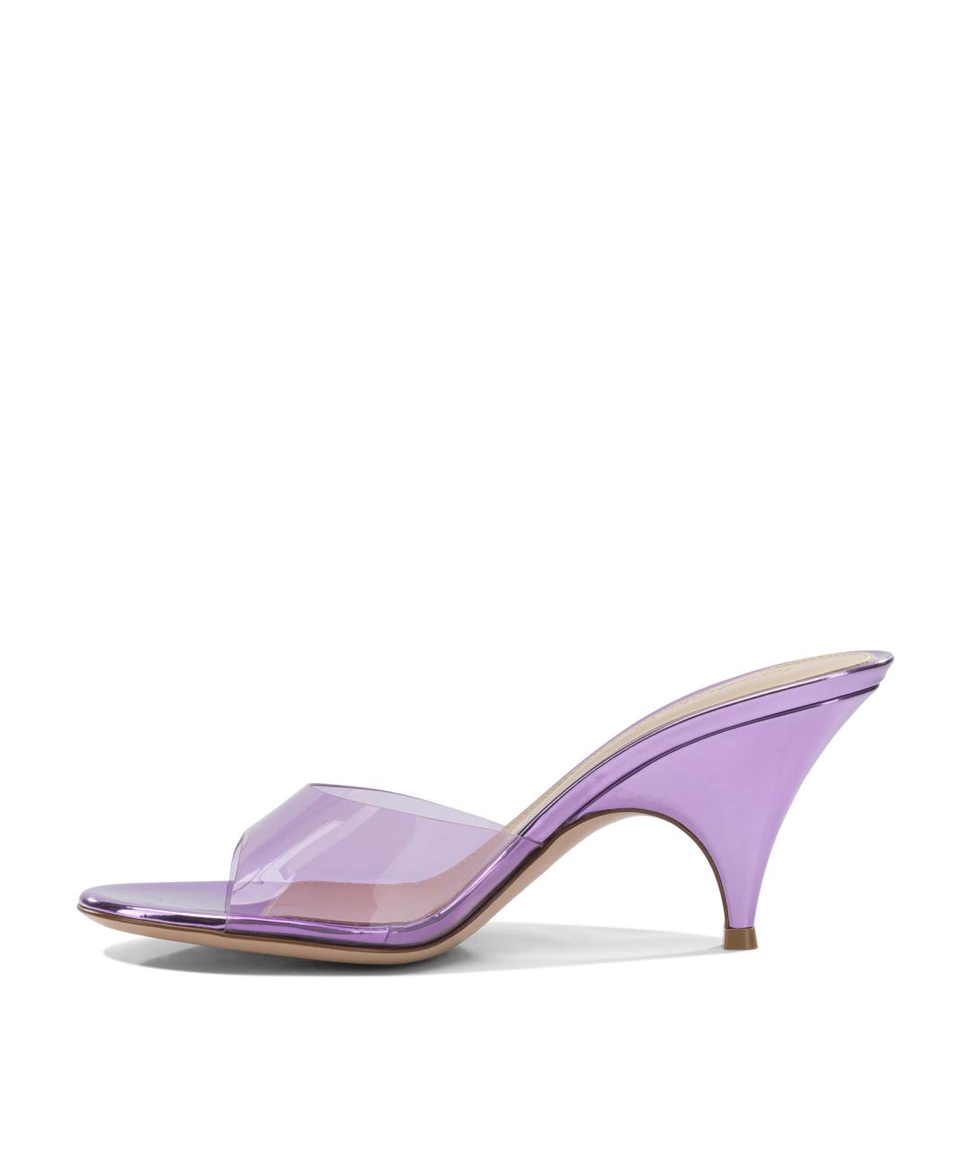 GIANVITO ROSSI Фиолетовые мюли, фото 3