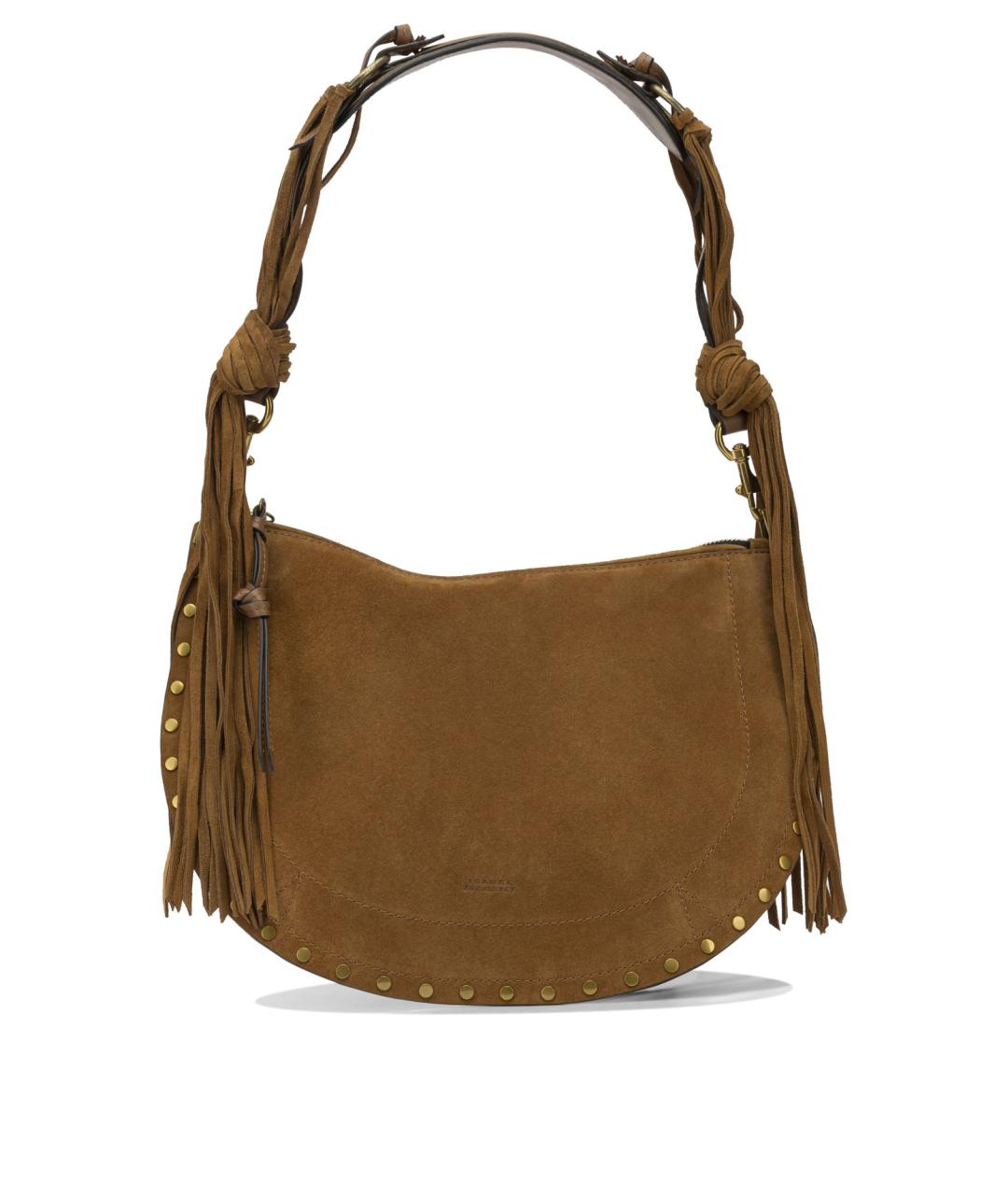 ISABEL MARANT Коричневая замшевая сумка через плечо, фото 1