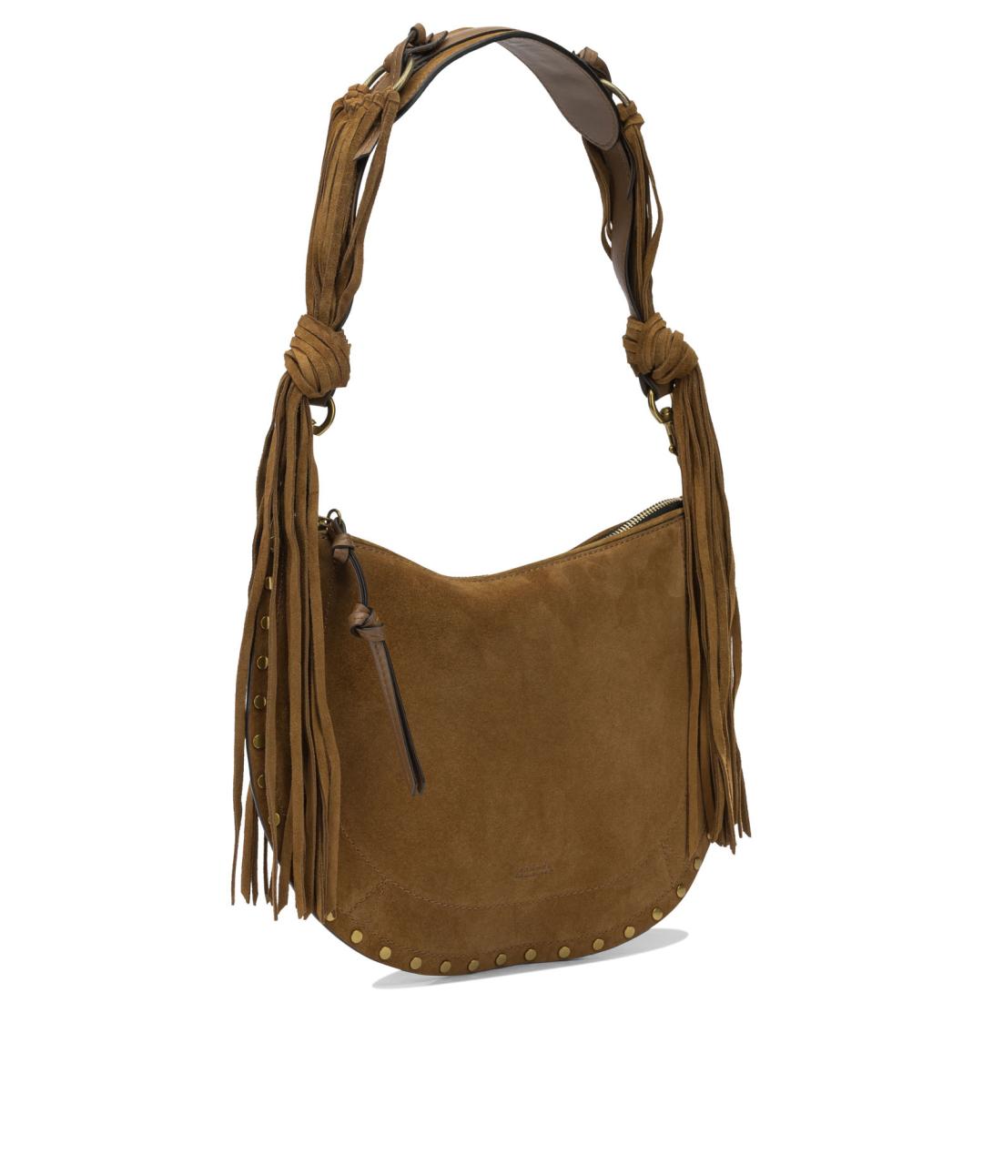 ISABEL MARANT Коричневая замшевая сумка через плечо, фото 2