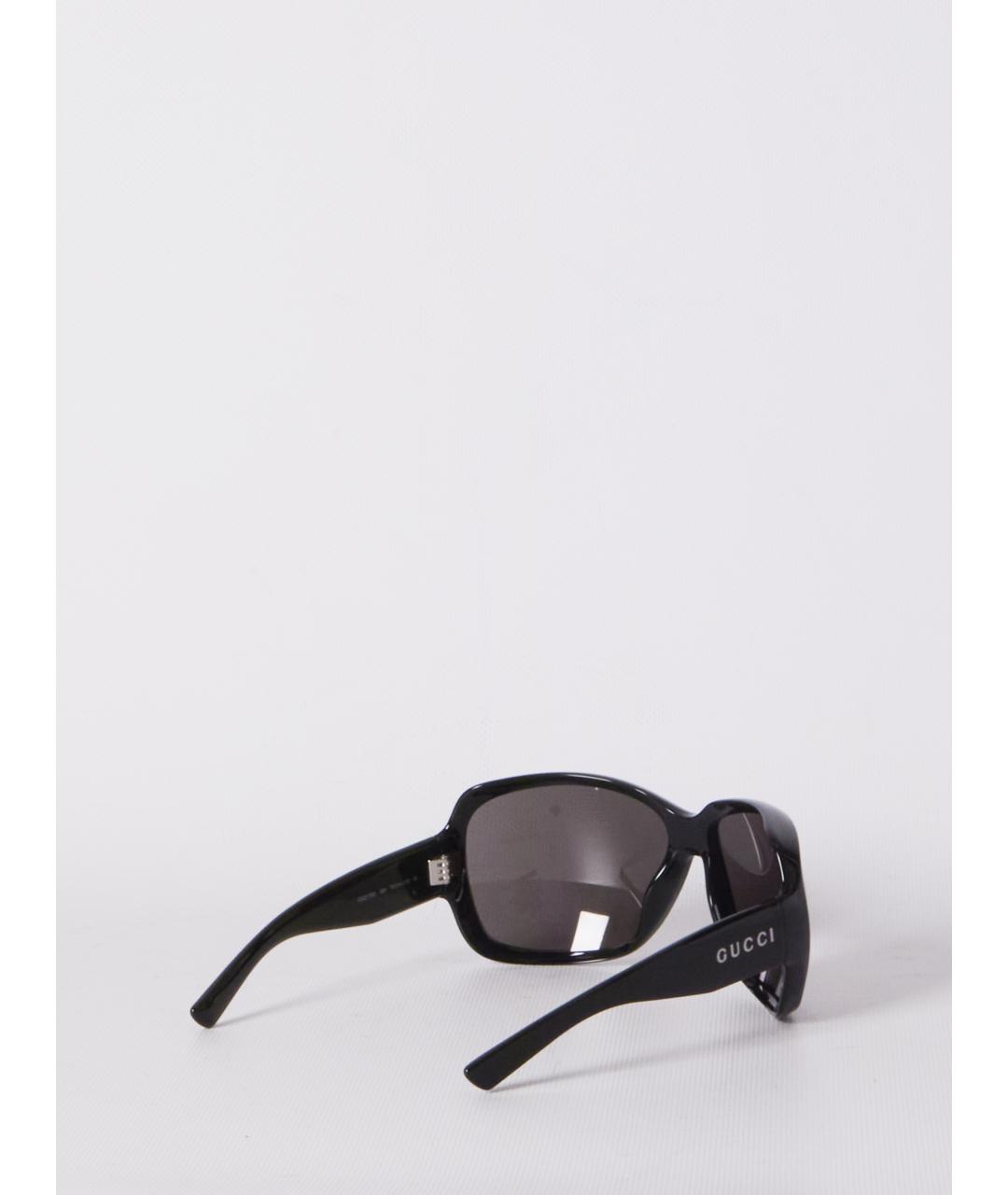 GUCCI Черные пластиковые солнцезащитные очки, фото 2