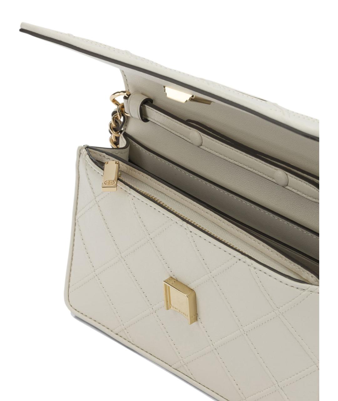 TORY BURCH Белый кожаный кошелек, фото 5