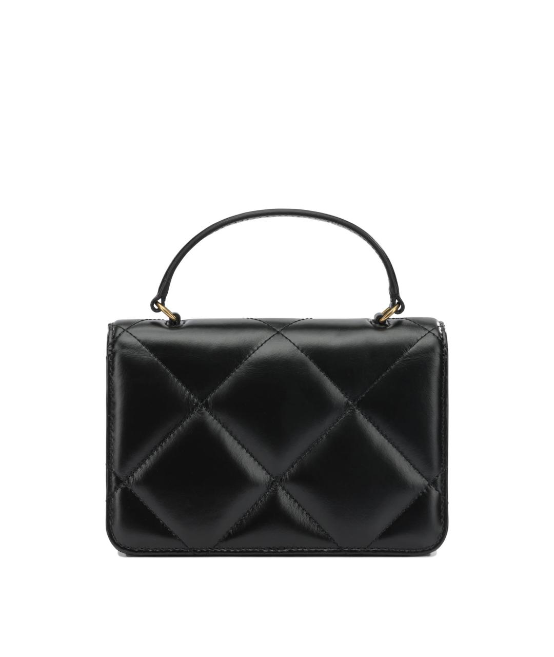 TORY BURCH Черная кожаная сумка через плечо, фото 3