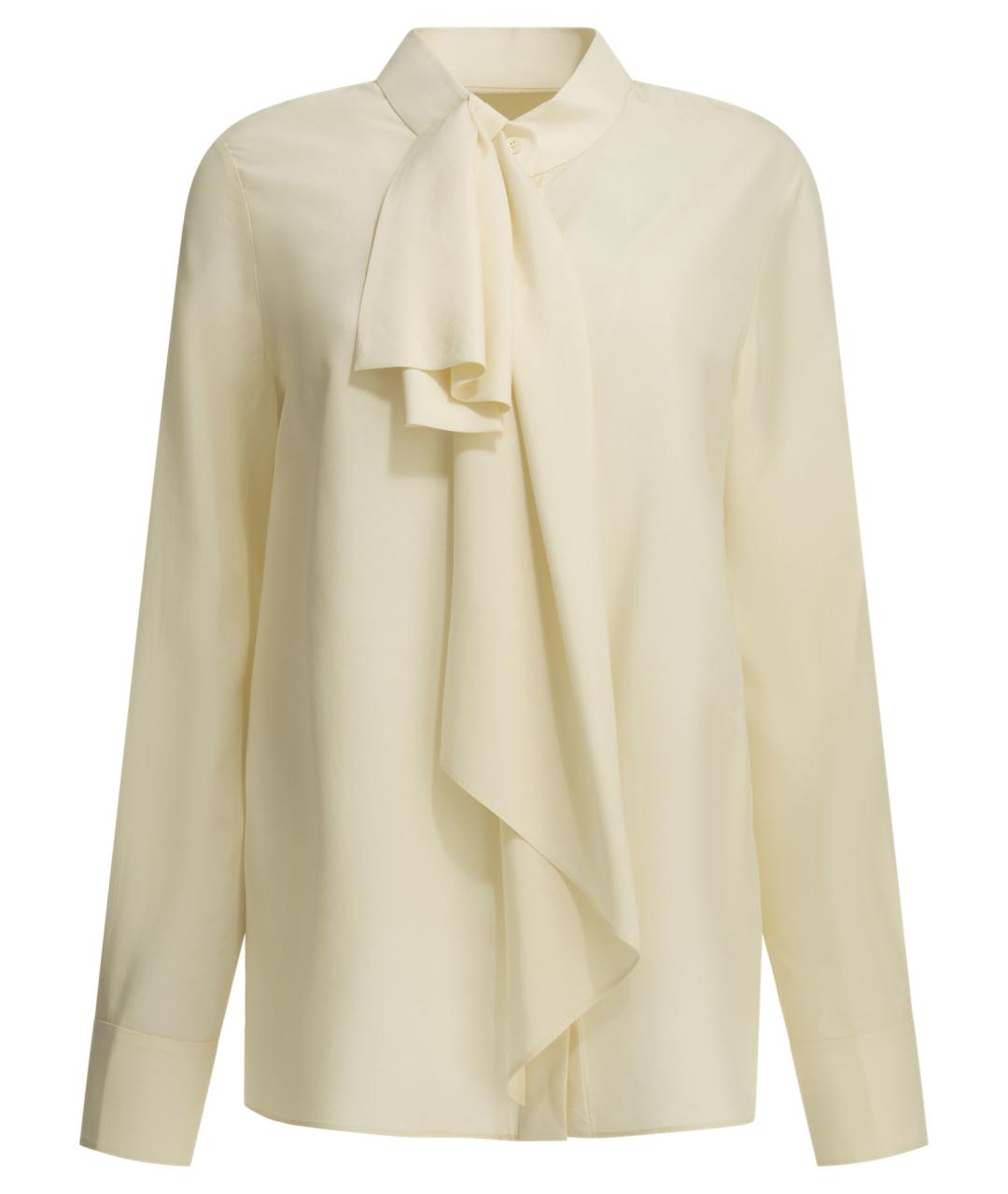 GIVENCHY Бежевая шелковая рубашка, фото 1