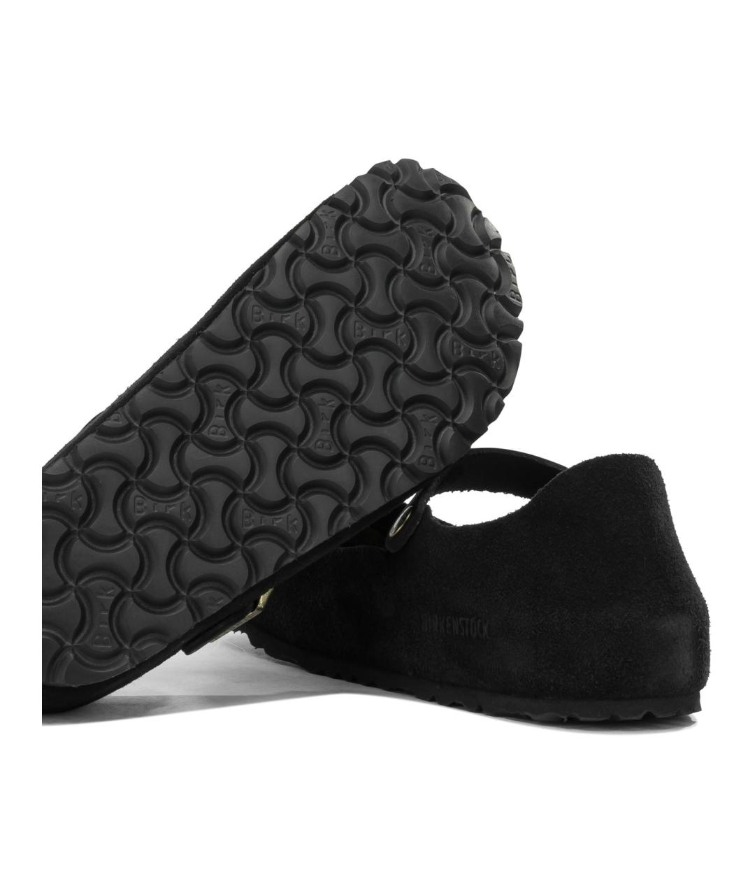 BIRKENSTOCK Черные замшевые балетки, фото 5