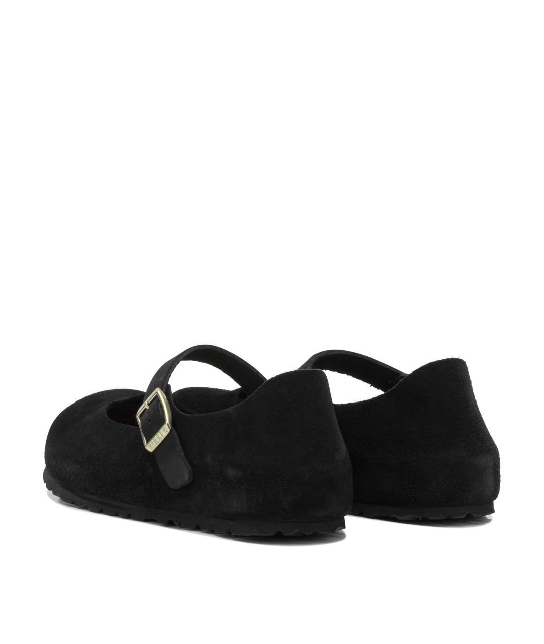 BIRKENSTOCK Черные замшевые балетки, фото 4