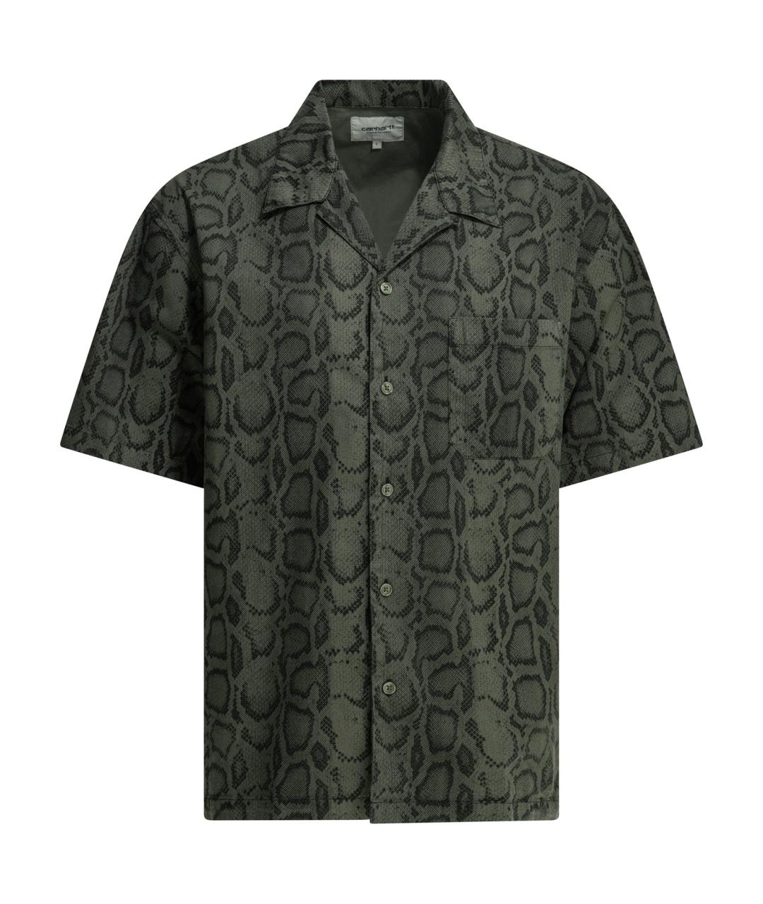 CARHARTT WIP Зеленая хлопковая кэжуал рубашка, фото 1