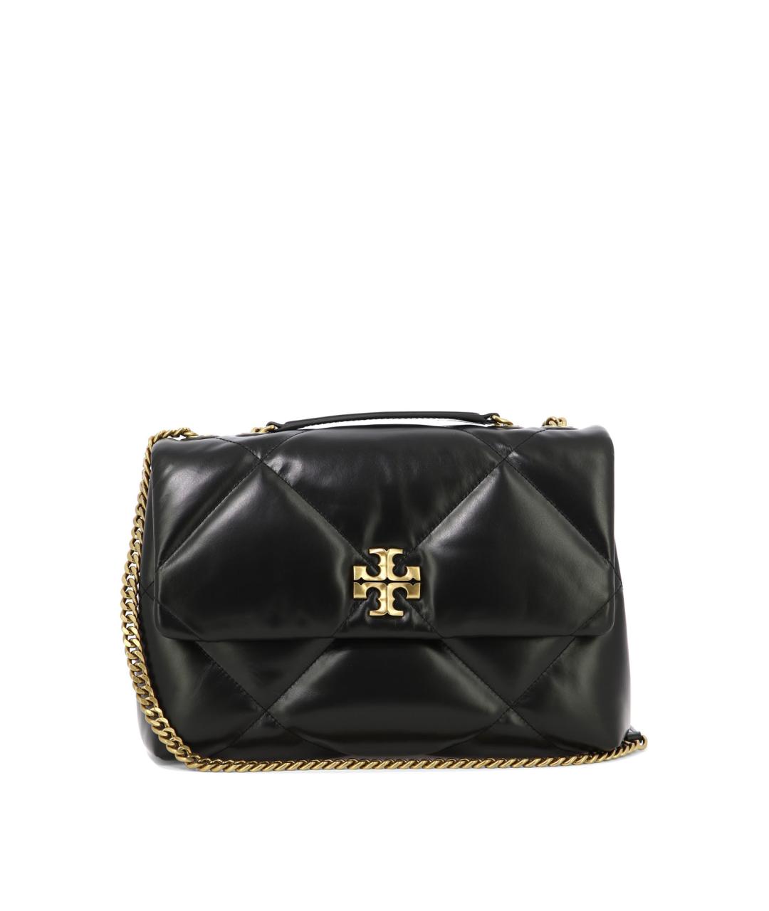 TORY BURCH Черная кожаная сумка через плечо, фото 1